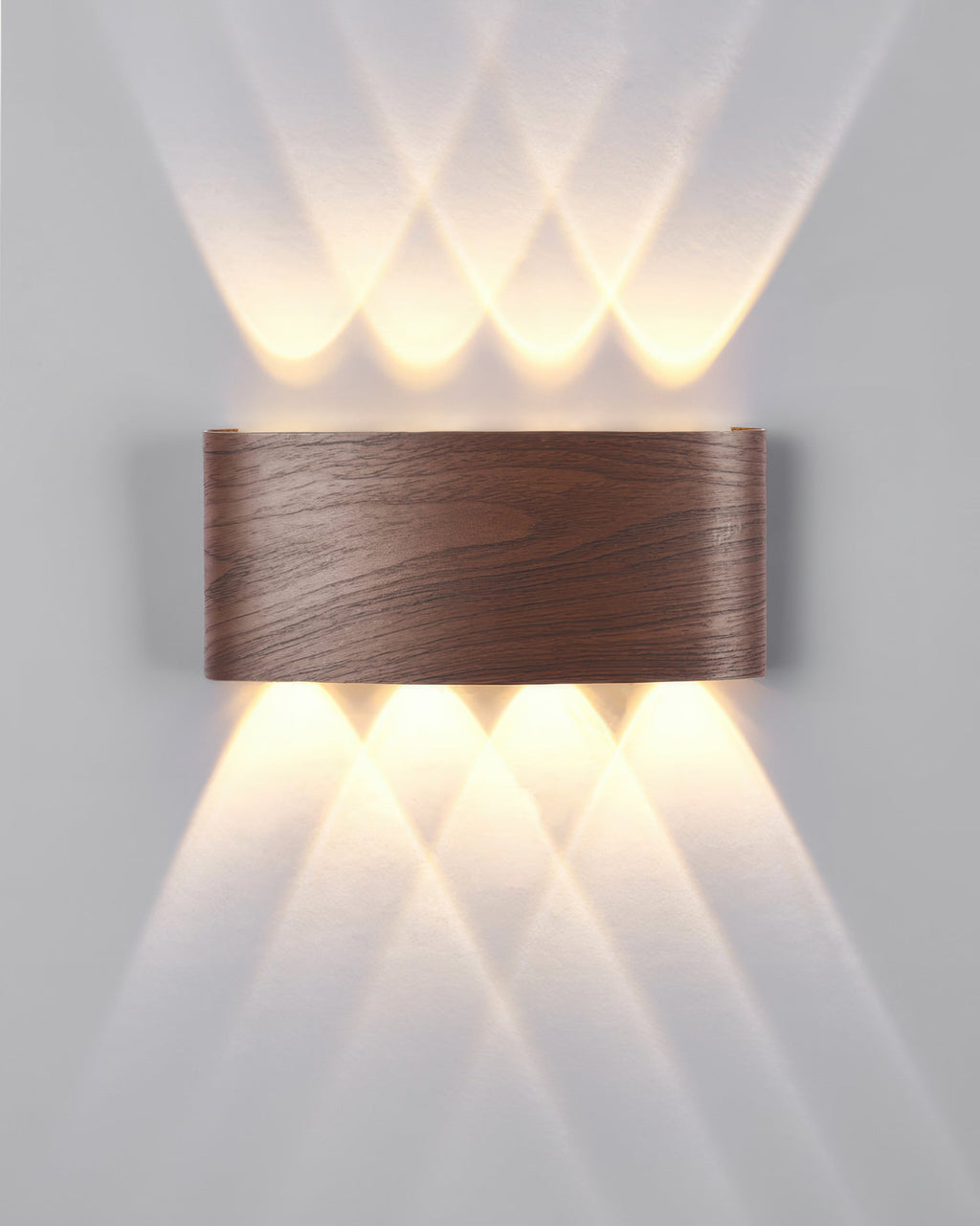 Aurelle Woodgrain LED Sconce