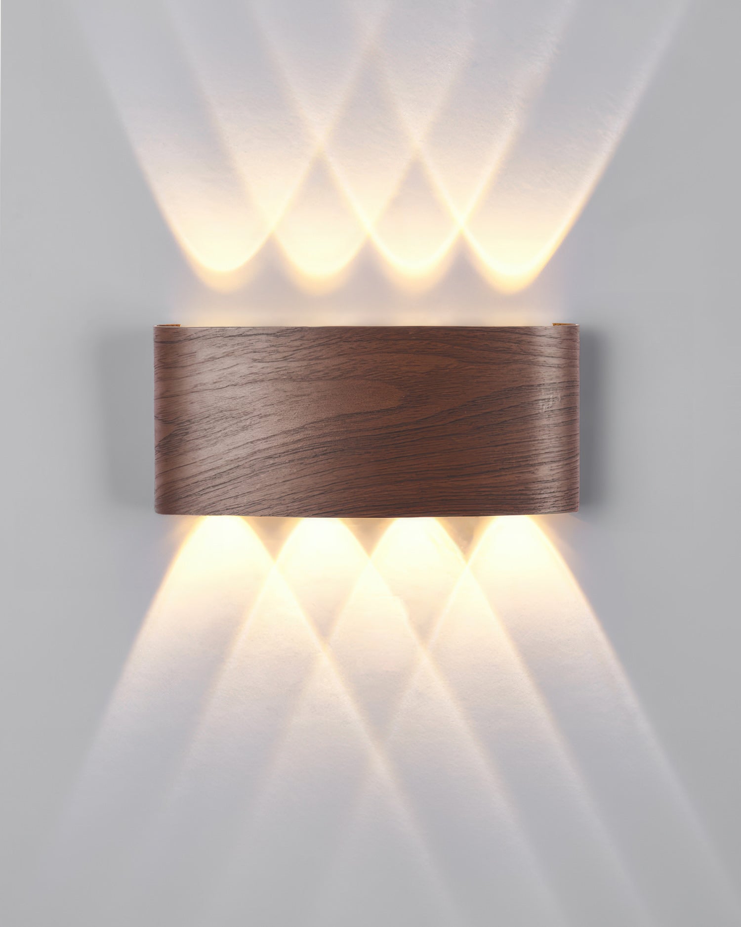 Aurelle Woodgrain LED Sconce