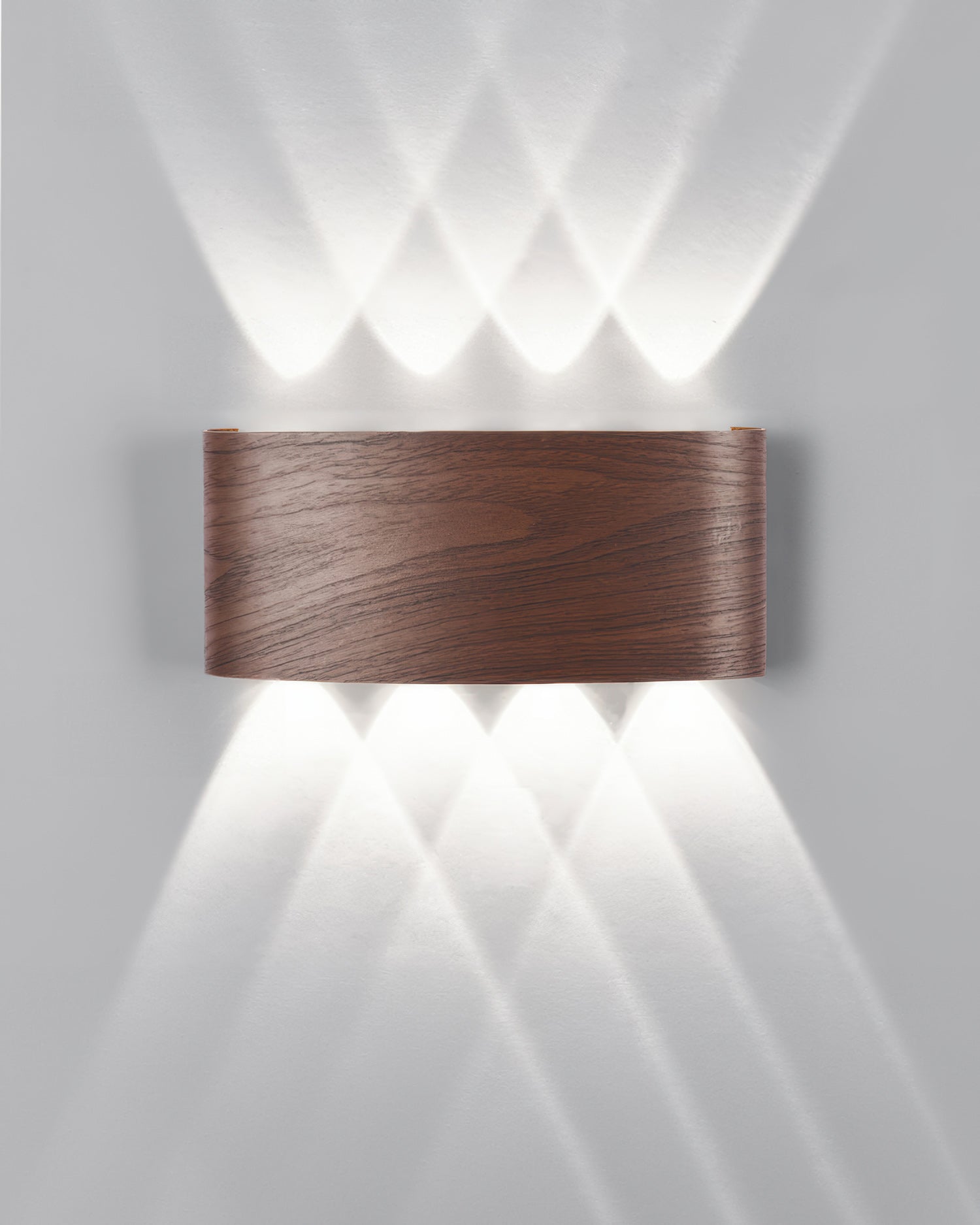 Aurelle Woodgrain LED Sconce
