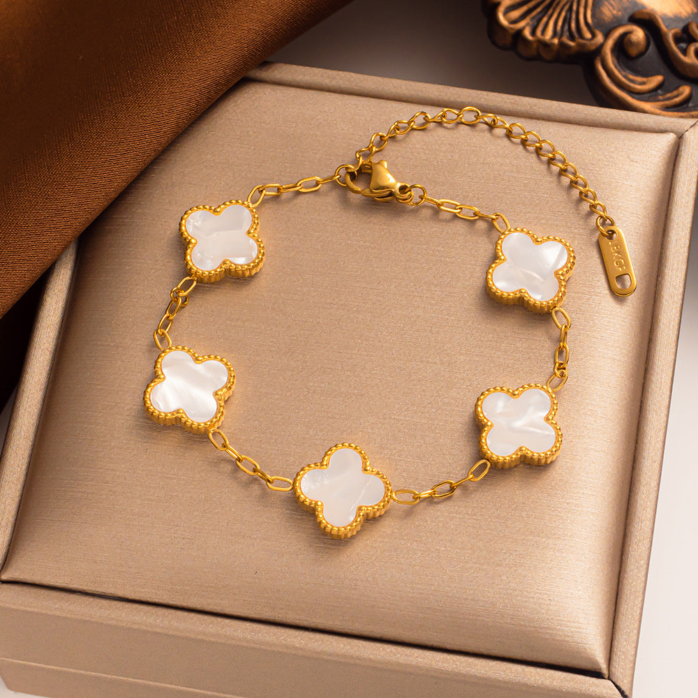 Meadowlark Clover Bracelet